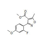 Methyl 3-(2-Fluoro-4-methoxyphenyl)-5-methylisoxazole-4-carboxylate