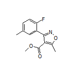 Methyl 3-(2-Fluoro-5-methylphenyl)-5-methylisoxazole-4-carboxylate