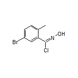 5-Bromo-N-hydroxy-2-methylbenzimidoyl Chloride
