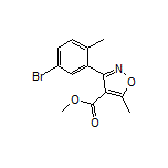 Methyl 3-(5-Bromo-2-methylphenyl)-5-methylisoxazole-4-carboxylate