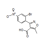 3-(2-Bromo-4-nitrophenyl)-5-methylisoxazole-4-carboxylic Acid