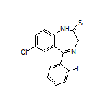 7-Chloro-5-(2-fluorophenyl)-1H-benzo[e][1,4]diazepine-2(3H)-thione