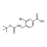 4-[(Boc-amino)methyl]-3-bromobenzoic Acid