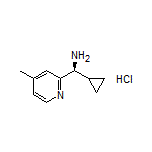 (S)-Cyclopropyl(4-methyl-2-pyridyl)methanamine Hydrochloride