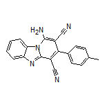 1-Amino-3-(p-tolyl)benzo[4,5]imidazo[1,2-a]pyridine-2,4-dicarbonitrile