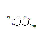 2-(4,6-Dichloro-3-pyridyl)acetic Acid
