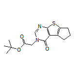 tert-Butyl 2-(4-Oxo-4,5,6,7-tetrahydro-3H-cyclopenta[4,5]thieno[2,3-d]pyrimidin-3-yl)acetate