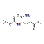 Methyl 5-Amino-4-(Boc-amino)-5-oxopentanoate