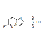 6-Fluoroimidazo[1,2-b]pyridazine Methanesulfonate