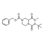 Methyl 1-Boc-4-Cbz-piperazine-2-carboxylate