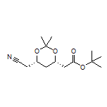 tert-Butyl 2-[(4S,6S)-6-(Cyanomethyl)-2,2-dimethyl-1,3-dioxan-4-yl]acetate