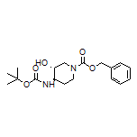 (3R,4R)-1-Cbz-4-(Boc-amino)-3-hydroxypiperidine