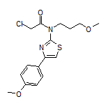 2-Chloro-N-[4-(4-methoxyphenyl)-2-thiazolyl]-N-(3-methoxypropyl)acetamide