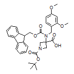 3-[Fmoc(2,4-dimethoxybenzyl)amino]-1-Boc-azetidine-3-carboxylic Acid