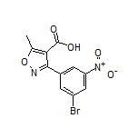 3-(3-Bromo-5-nitrophenyl)-5-methylisoxazole-4-carboxylic Acid