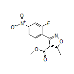 Methyl 3-(2-Fluoro-4-nitrophenyl)-5-methylisoxazole-4-carboxylate