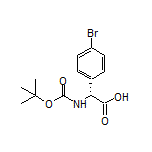(R)-2-(4-Bromophenyl)-2-(Boc-amino)acetic Acid
