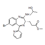 Methyl 3-[(3S)-7-Bromo-2-[(2-hydroxypropyl)amino]-5-(2-pyridyl)-3H-benzo[e][1,4]diazepin-3-yl]propanoate