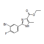 Ethyl 2-(3-Bromo-4-fluorophenyl)-5-methyl-1H-imidazole-4-carboxylate