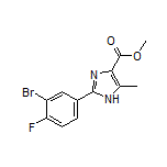 Methyl 2-(3-Bromo-4-fluorophenyl)-5-methyl-1H-imidazole-4-carboxylate