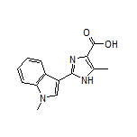 5-Methyl-2-(1-methyl-3-indolyl)-1H-imidazole-4-carboxylic Acid
