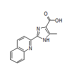 5-Methyl-2-(2-quinolyl)-1H-imidazole-4-carboxylic Acid