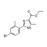 Ethyl 2-(4-Bromo-2-methylphenyl)-5-methyl-1H-imidazole-4-carboxylate