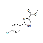 Methyl 2-(4-Bromo-2-methylphenyl)-5-methyl-1H-imidazole-4-carboxylate