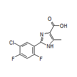 2-(5-Chloro-2,4-difluorophenyl)-5-methyl-1H-imidazole-4-carboxylic Acid