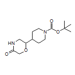 6-(1-Boc-4-piperidyl)morpholin-3-one