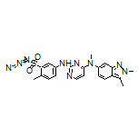 5-[[4-[(2,3-Dimethyl-2H-indazol-6-yl)(methyl)amino]-2-pyrimidinyl]amino]-2-methylbenzenesulfonyl Azide