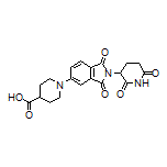 1-[2-(2,6-Dioxo-3-piperidyl)-1,3-dioxo-5-isoindolinyl]piperidine-4-carboxylic Acid