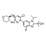 (3S,4R)-4-[[5-Chloro-4-[4-fluoro-2-(2-hydroxy-2-propyl)-1-isopropyl-6-benzimidazolyl]-2-pyrimidinyl]amino]tetrahydro-2H-pyran-3-ol