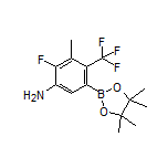 5-Amino-4-fluoro-3-methyl-2-(trifluoromethyl)phenylboronic Acid Pinacol Ester