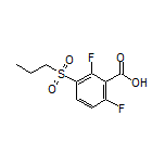 2,6-Difluoro-3-(propylsulfonyl)benzoic Acid