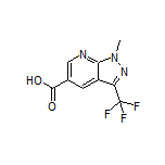 1-Methyl-3-(trifluoromethyl)-1H-pyrazolo[3,4-b]pyridine-5-carboxylic Acid