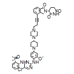 3-[4-[4-[4-[1-[4-[[5-Chloro-4-[[2-(dimethylphosphoryl)phenyl]amino]-2-pyrimidinyl]amino]-3-methoxyphenyl]-4-piperidyl]-1-piperazinyl]-1-butyn-1-yl]-1-oxo-2-isoindolinyl]piperidine-2,6-dione