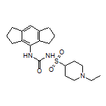 1-Ethyl-N-[(1,2,3,5,6,7-hexahydro-s-indacen-4-yl)carbamoyl]piperidine-4-sulfonamide