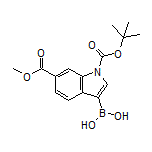 1-Boc-6-(methoxycarbonyl)-1H-indole-3-boronic Acid