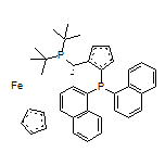 (S)-1-[(R)-2-[Di(1-naphthyl)phosphino]ferrocenyl]ethyldi-tert-butylphosphine