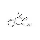 9-(Hydroxymethyl)-7,7-dimethyl-1,4-dioxaspiro[4.5]decan-8-one