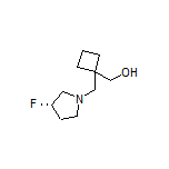 (S)-[1-[(3-Fluoro-1-pyrrolidinyl)methyl]cyclobutyl]methanol