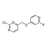 2-Chloro-4-[[(2-fluoro-4-pyridyl)oxy]methyl]pyrimidine