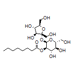 (2R,3R,4S,5S,6R)-2-[[(2R,3S,4S,5R)-3,4-Dihydroxy-2,5-bis(hydroxymethyl)tetrahydrofuran-2-yl]oxy]-4,5-dihydroxy-6-(hydroxymethyl)tetrahydro-2H-pyran-3-yl Octanoate
