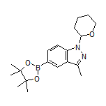 3-Methyl-1-(tetrahydro-2H-pyran-2-yl)-1H-indazole-5-boronic Acid Pinacol Ester