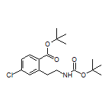 tert-Butyl 2-[2-(Boc-amino)ethyl]-4-chlorobenzoate