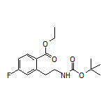 Ethyl 2-[2-(Boc-amino)ethyl]-4-fluorobenzoate