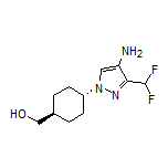 [trans-4-[4-Amino-3-(difluoromethyl)-1H-pyrazol-1-yl]cyclohexyl]methanol