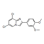 6,8-Dichloro-2-(3,4-dimethoxyphenyl)imidazo[1,2-a]pyridine