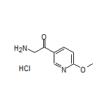 2-Amino-1-(6-methoxypyridin-3-yl)ethanone Hydrochloride